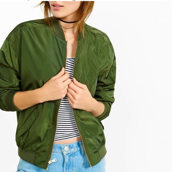 JACKSON Jackets & Blazers - Jackson Army Green Bomber Jacket - M
